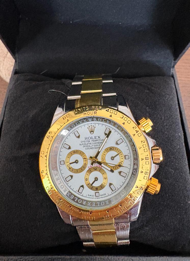 Horloge, Handtassen en Accessoires, Horloges | Heren, Overige merken, Overige materialen, Polshorloge, Overige materialen