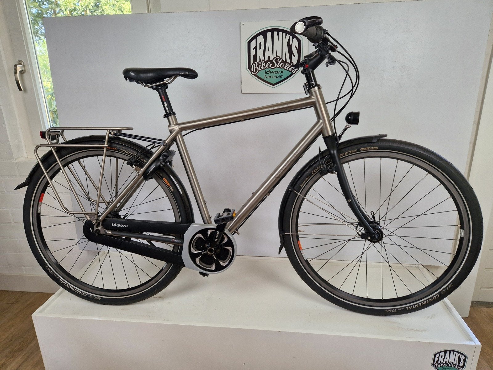 Idworx easy rohler titanium 56 cm rohloff 14v, Fietsen en Brommers, Fietsen | Heren | Herenfietsen, Ophalen