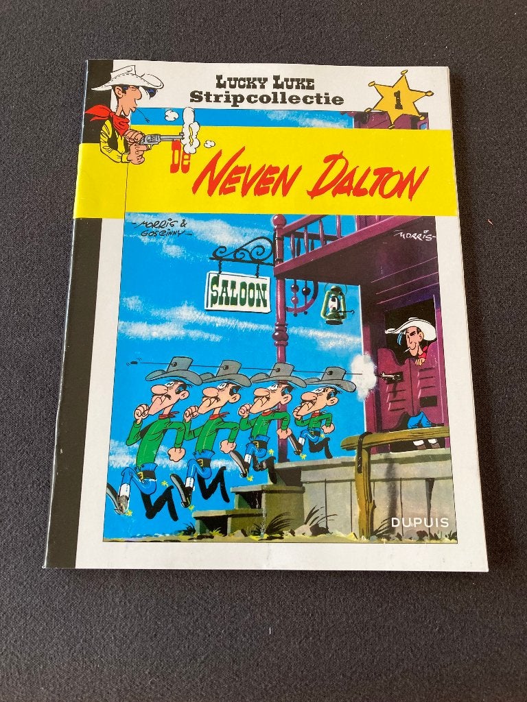 Strip 'De Neven Dalton' Morris & Goscinny  1x gelezen, Ophalen of Verzenden, Zo goed als nieuw, Morris & Goscinny,