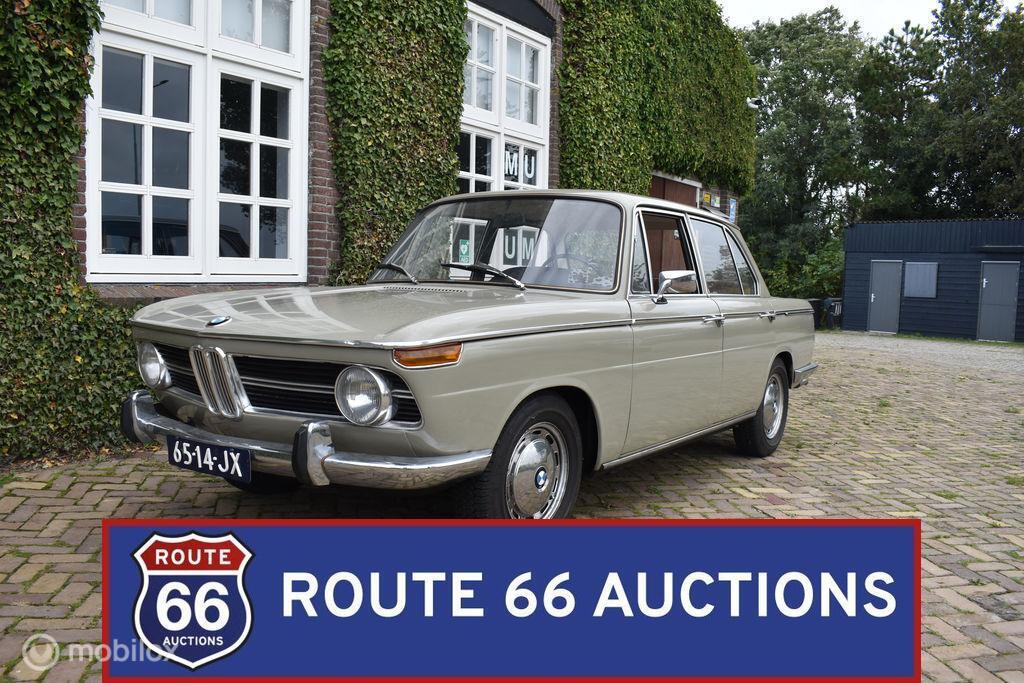 BMW 1800 | 1969 | Route 66 Auctions, Auto's, Oldtimers, Zwart, Bedrijf, Handgeschakeld, Overige carrosserie