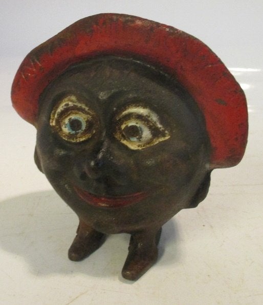 vintage gietijzeren cast iron moneybank spaarpot, Verzenden