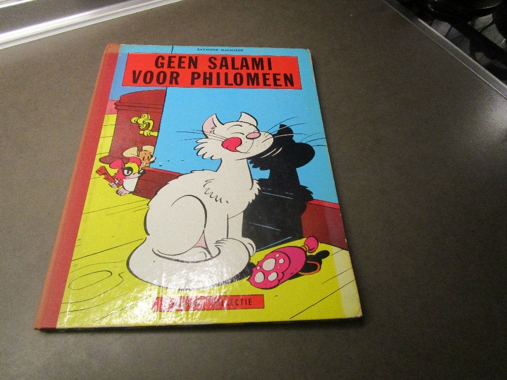 LAATSTE DAG: Geen salami voor Philomeen - 1e druk - 1957- HC, Livres, BD, Enlèvement ou Envoi, Une BD, Utilisé, Raymond Macherot