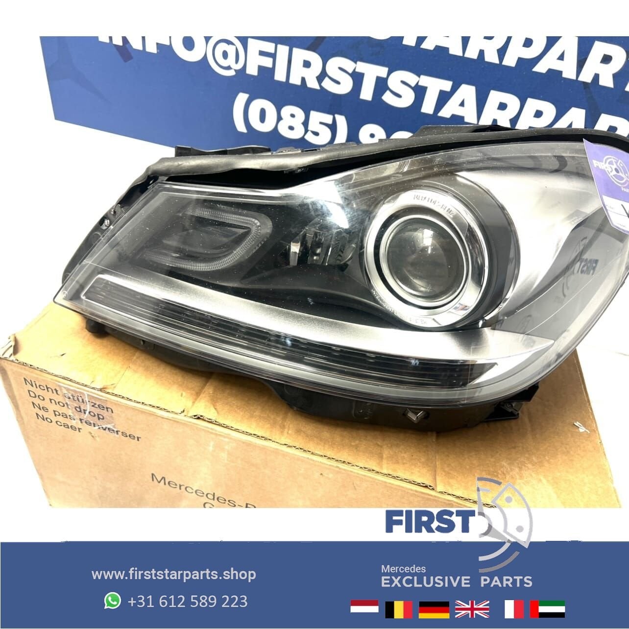 W204 A2048204739 ILS KOPLAMP LINKS Mercedes C Klasse FACELIF, Auto-onderdelen, Gebruikt, -, Ophalen of Verzenden, -