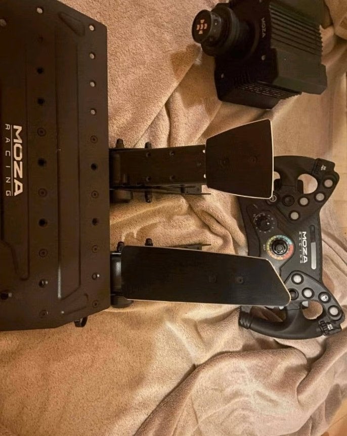 moza r12 + ks stuur, Computers en Software, Joysticks, Ophalen, Zo goed als nieuw, Moza Racing