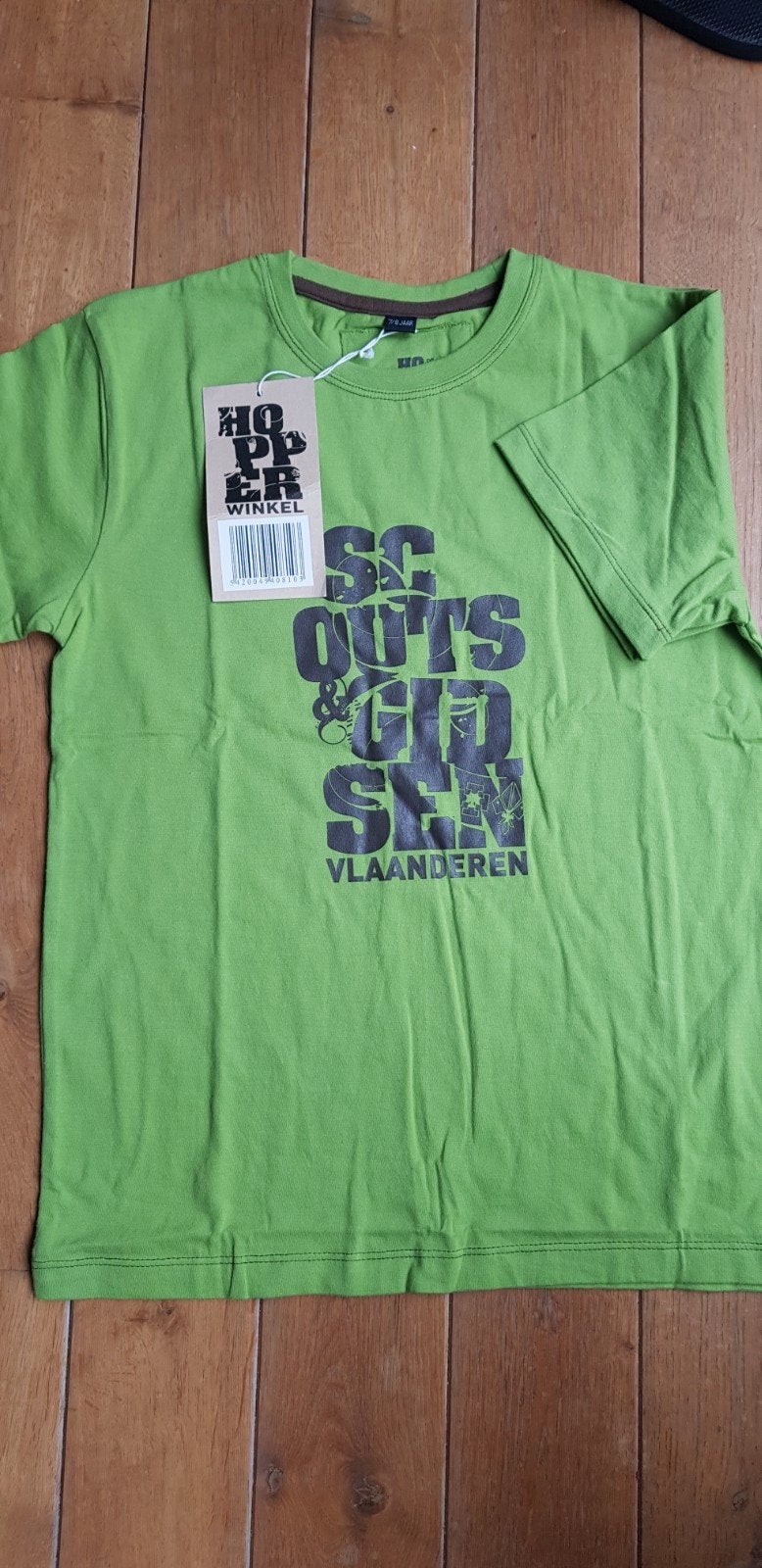Hopper scouts t- shirt jongen 7/8 jaar (nieuw), Enlèvement ou Envoi, Garçon