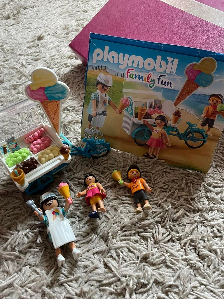 Playmobil 9426 - de ijshandelaar, Kinderen en Baby's, Speelgoed | Playmobil, Ophalen, Gebruikt, Complete set