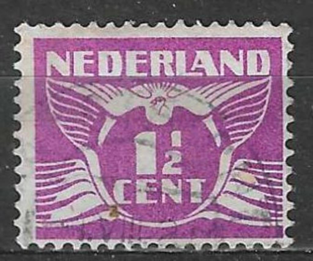 Pays-Bas 1926-1928 - Yvert 167 - Pigeon volant (ST), Envoi, Affranchi