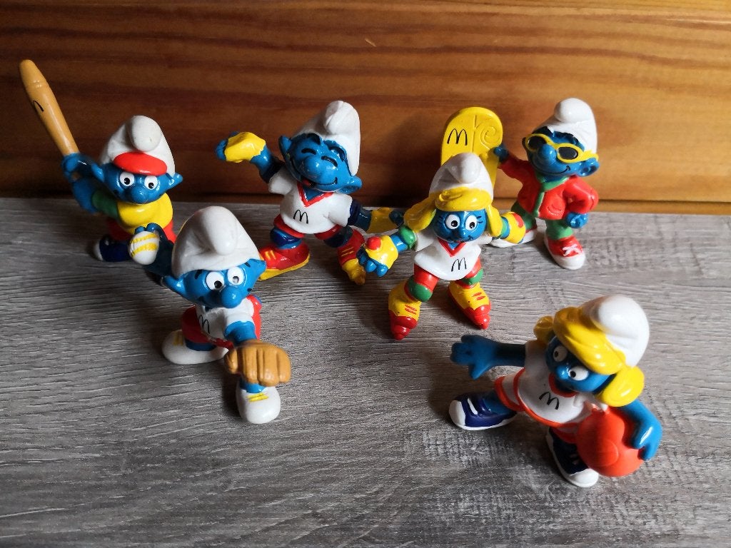 Lotje originele Peyo Smurfen - Mc Donalds - 1997, Ophalen