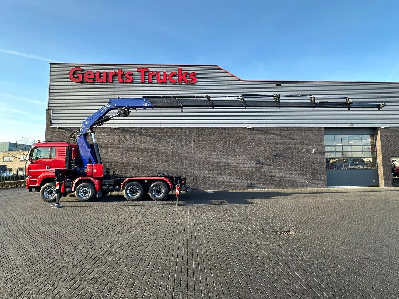 MAN TGS 35.480 BL 8X4 TREKKER-BAKWAGEN + FASSI 660 AXP 27+ L, Euro 5, Achat, 480 kW, Boîte manuelle