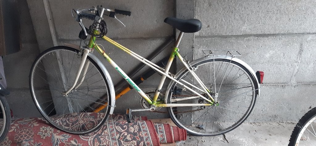 fiets, Fietsen en Brommers, Fietsen | Heren | Herenfietsen, Gebruikt, Velgrem, 49 tot 53 cm, Ophalen