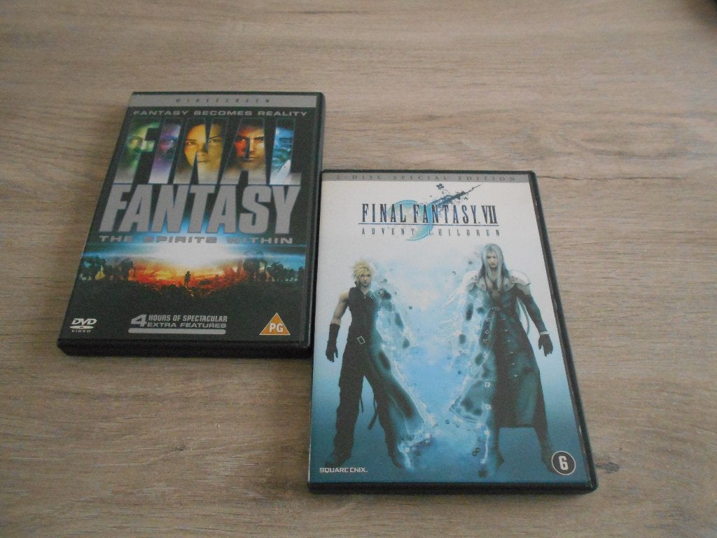 2 dvd final fantasy, Ophalen of Verzenden, Zo goed als nieuw, Fantasy