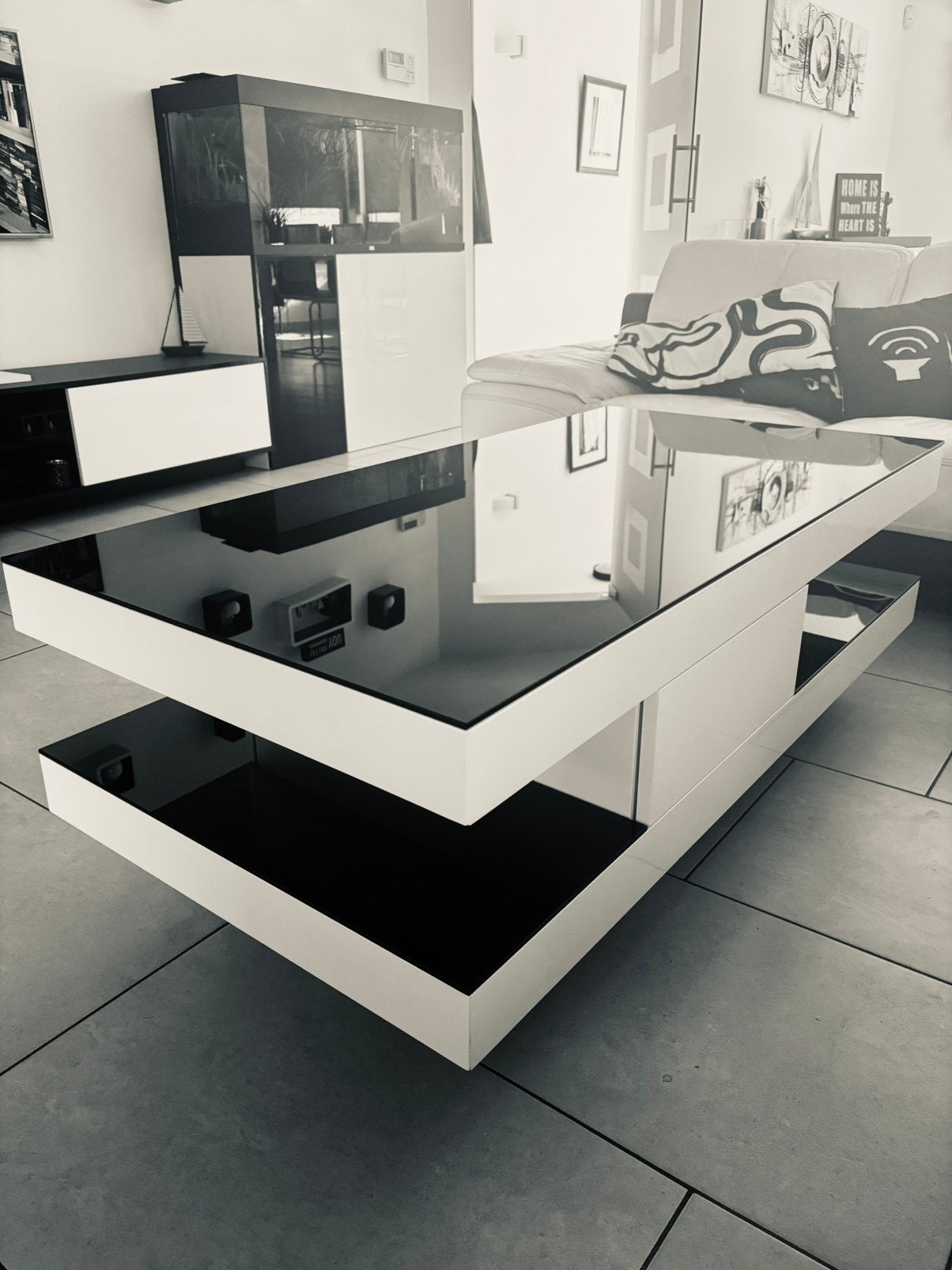 Mooie design salontafel met opbergsysteem, Ophalen