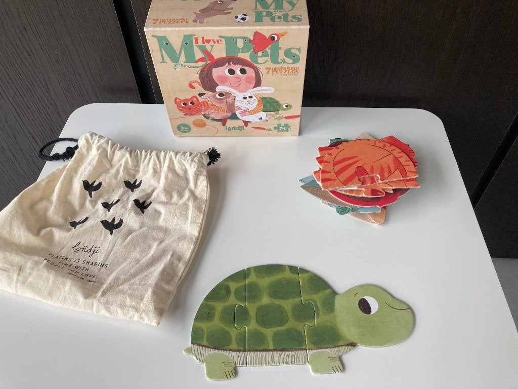 Dierenpuzzels, Kinderen en Baby's, Speelgoed | Kinderpuzzels, Ophalen, Minder dan 10 stukjes, Gebruikt, 2 tot 4 jaar