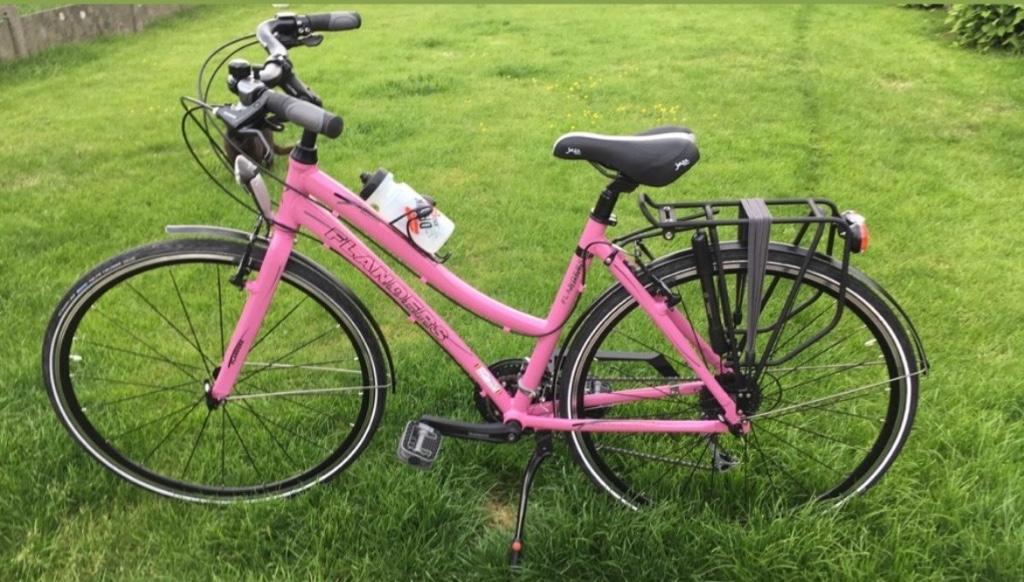 Flanders Road Runner, Fietsen en Brommers, Fietsen | Dames | Damesfietsen, Ophalen, Zo goed als nieuw, Overige merken, Versnellingen