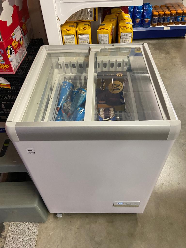 Diepvriezer met schuifglas voor in de winkel of frituur, Enlèvement, Comme neuf