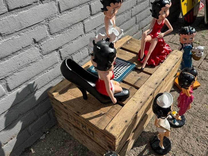 Grote collectie Betty Boop beelden - 7 stuks, Verzamelen
