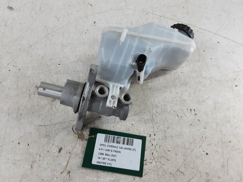 MAITRE CYLINDRE DE FREIN Opel Corsa E (0204800171), Autos : Pièces & Accessoires, Utilisé, Rue de l'Espoir 34 34
4030  GRIVEGNÉE, BE