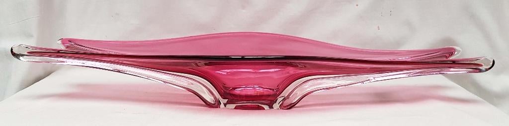 MURANO Fratelli Toso fruitschaal Chambord., Ophalen of Verzenden