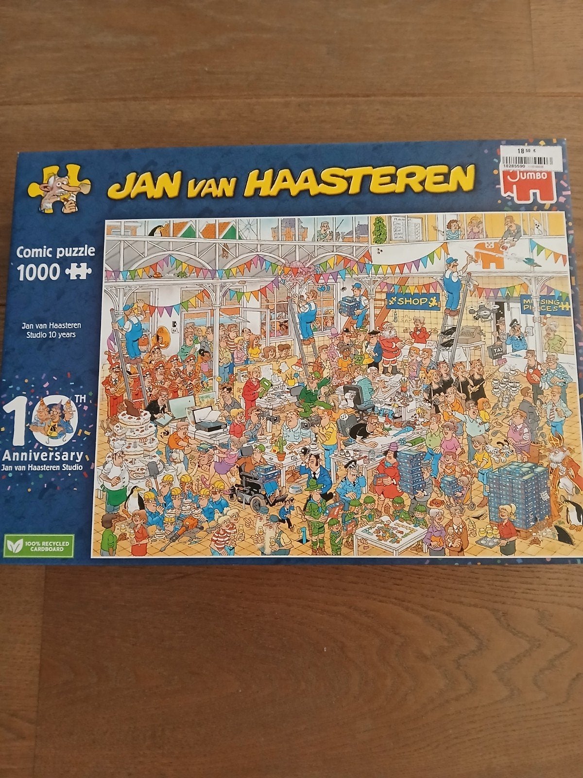 casse-tête Jan van Haasteren, Enlèvement