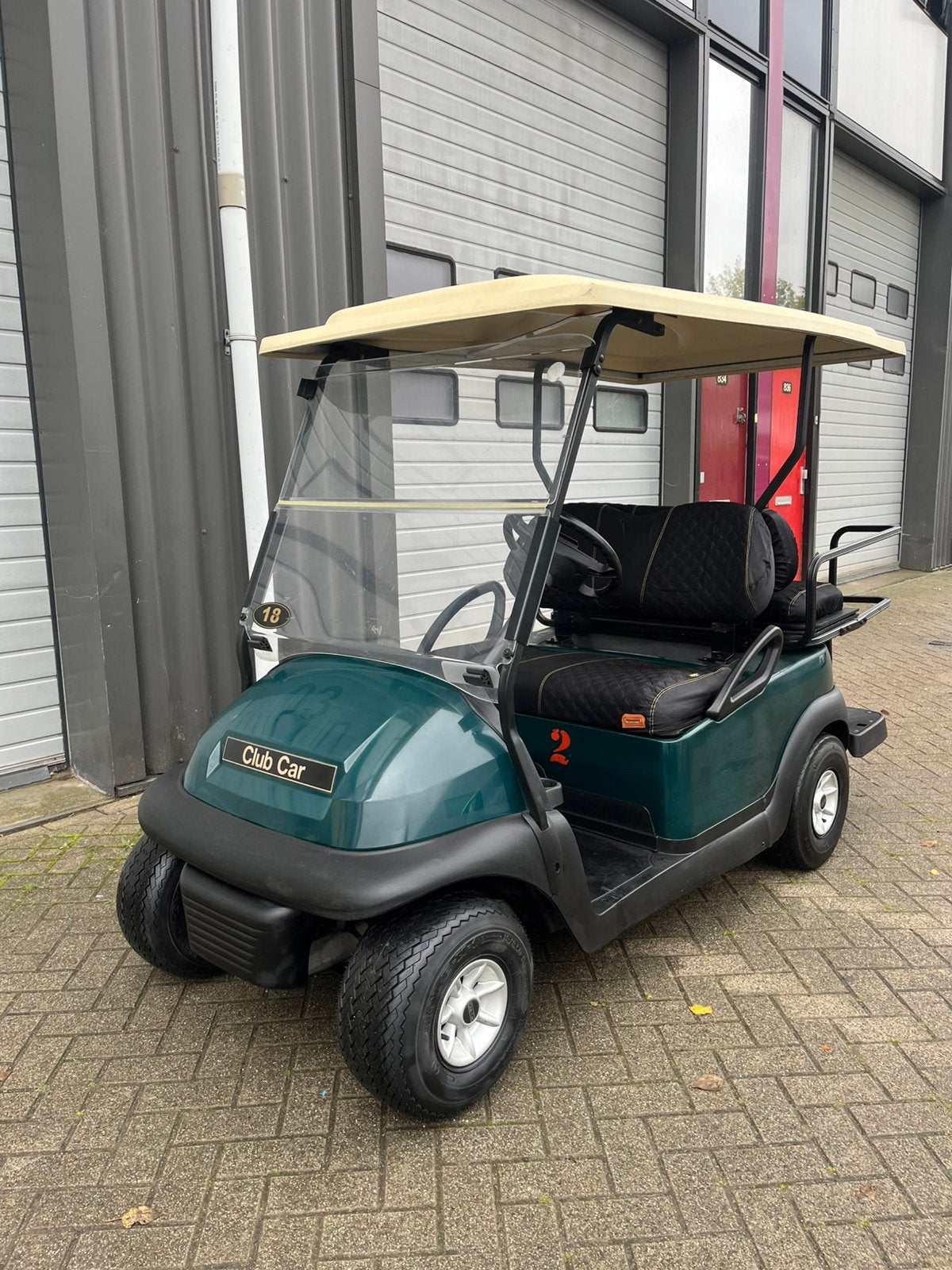 Electrische golfkar clubcar 4 persoons met NIEUWE BATTERIJEN, Sport en Fitness, Ophalen of Verzenden, Zo goed als nieuw, Golfkar