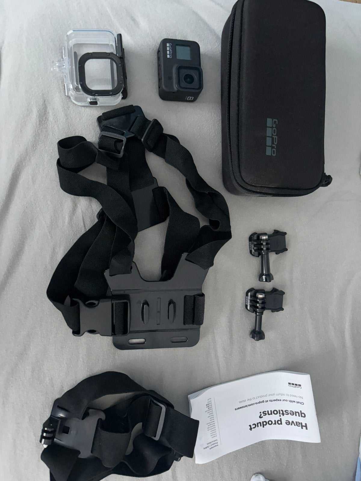 Gopro hero 8 black met accessoires, Audio, Tv en Foto, Ophalen, Gebruikt, GoPro