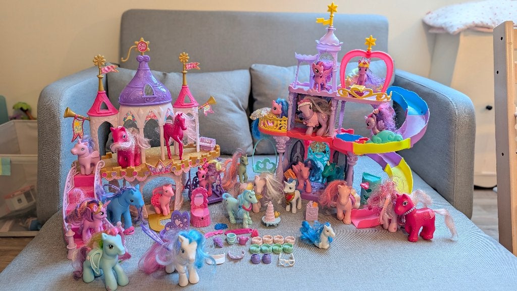 Grote My Little Pony Speelset (24 paardjes), Ophalen, Gebruikt