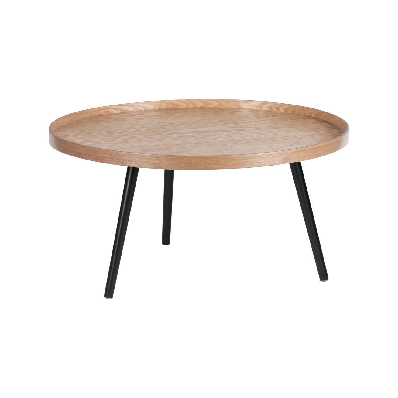 Woood ronde salontafel 78, Huis en Inrichting, Ophalen, Zo goed als nieuw, Rond, Overige houtsoorten