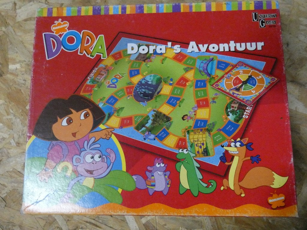 Dora's avontuur gezelschapsspel, Ophalen of Verzenden, Zo goed als nieuw