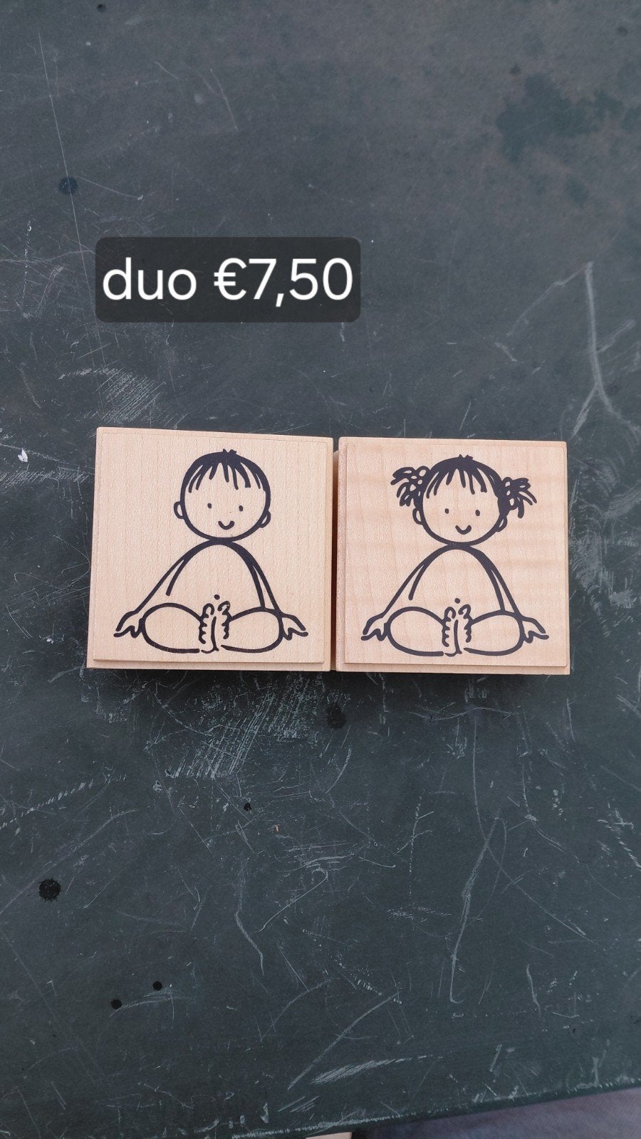 houten stempels, Ophalen, Nieuw, Houten stempel