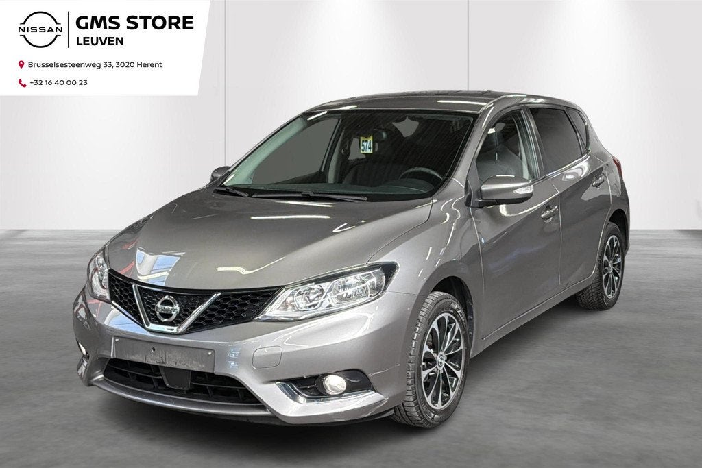 Nissan Pulsar 1.2 N-Connecta-Camera-Airco-GPS, Argent ou Gris, Euro 6, Entreprise, 632 kg