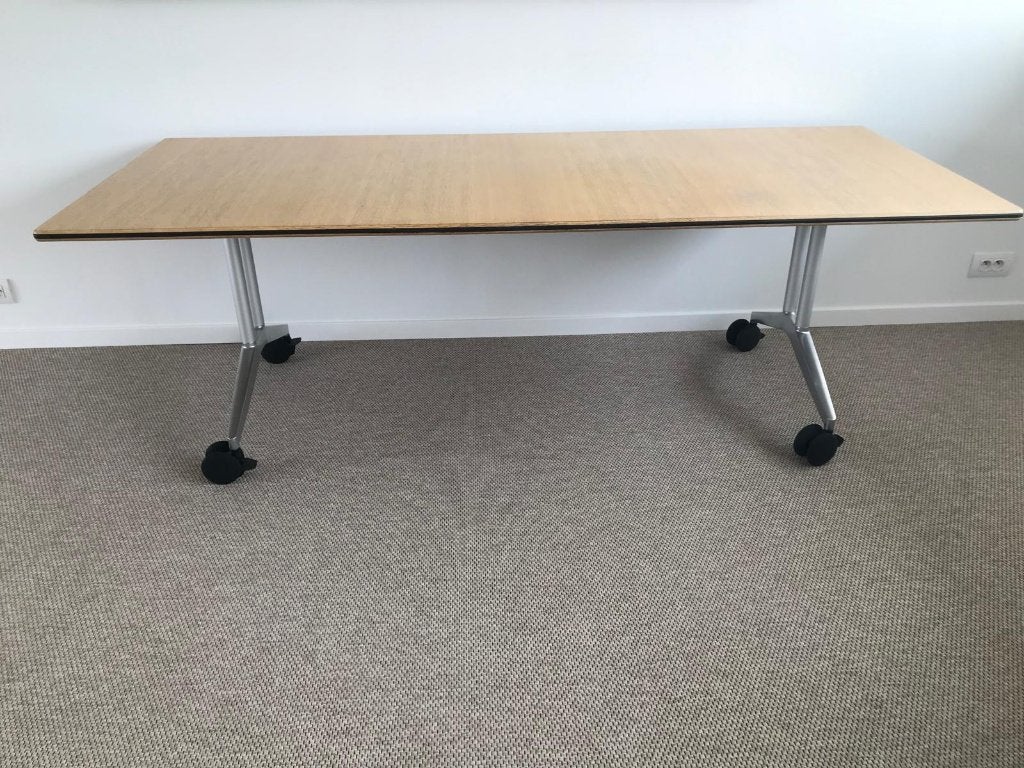 Mobiele Wilkhahn-kantoortafel van hoogwaardige kwaliteit, Maison & Meubles, Bureaux, Autres marques, Bureau d'ordinateur, Enlèvement