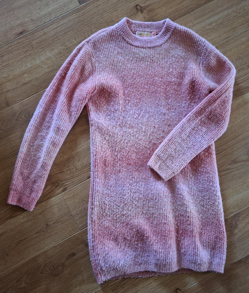 Someone roze jurk 140, Kinderen en Baby's, Kinderkleding | Maat 140, Gebruikt, Meisje, Ophalen of Verzenden, Someone