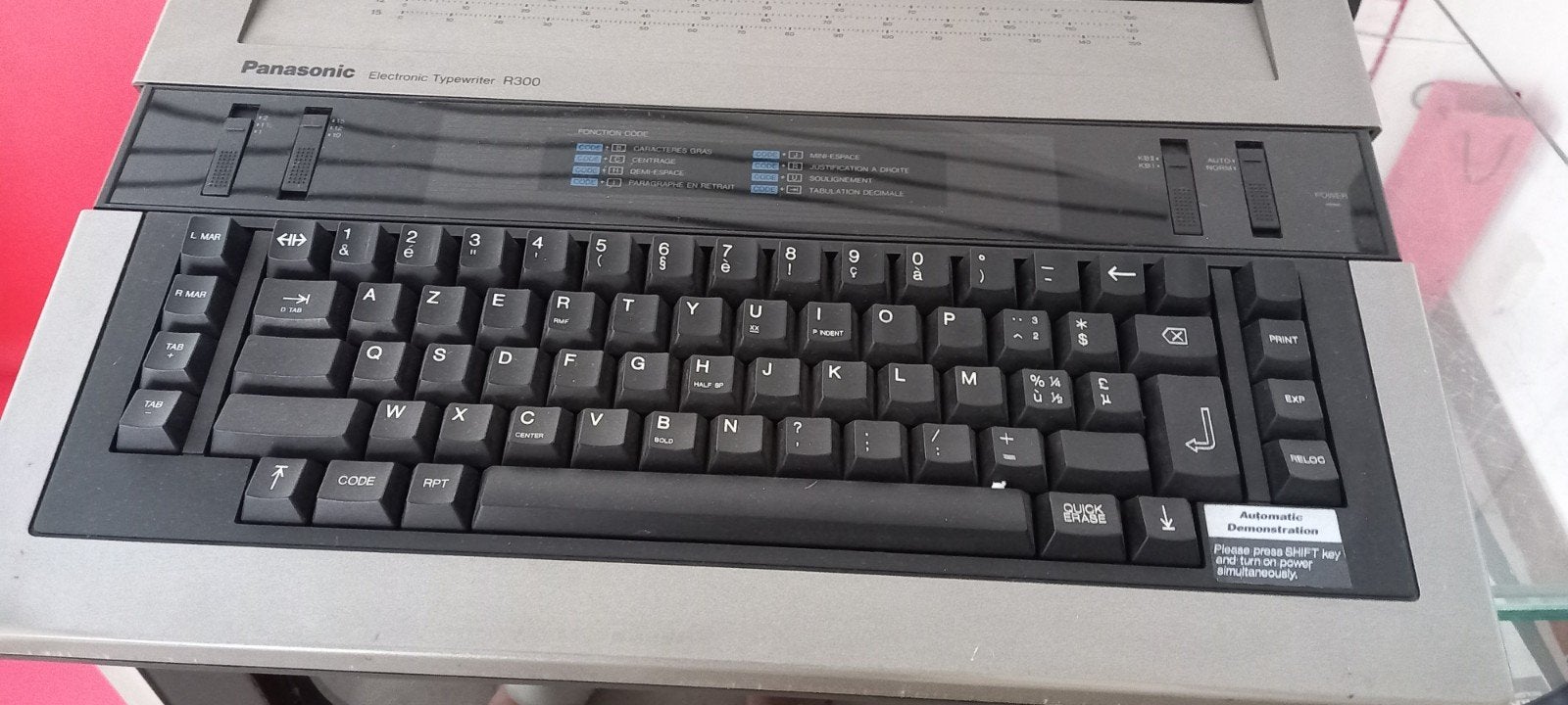 Machine à tuyaux Panasonic, Enlèvement