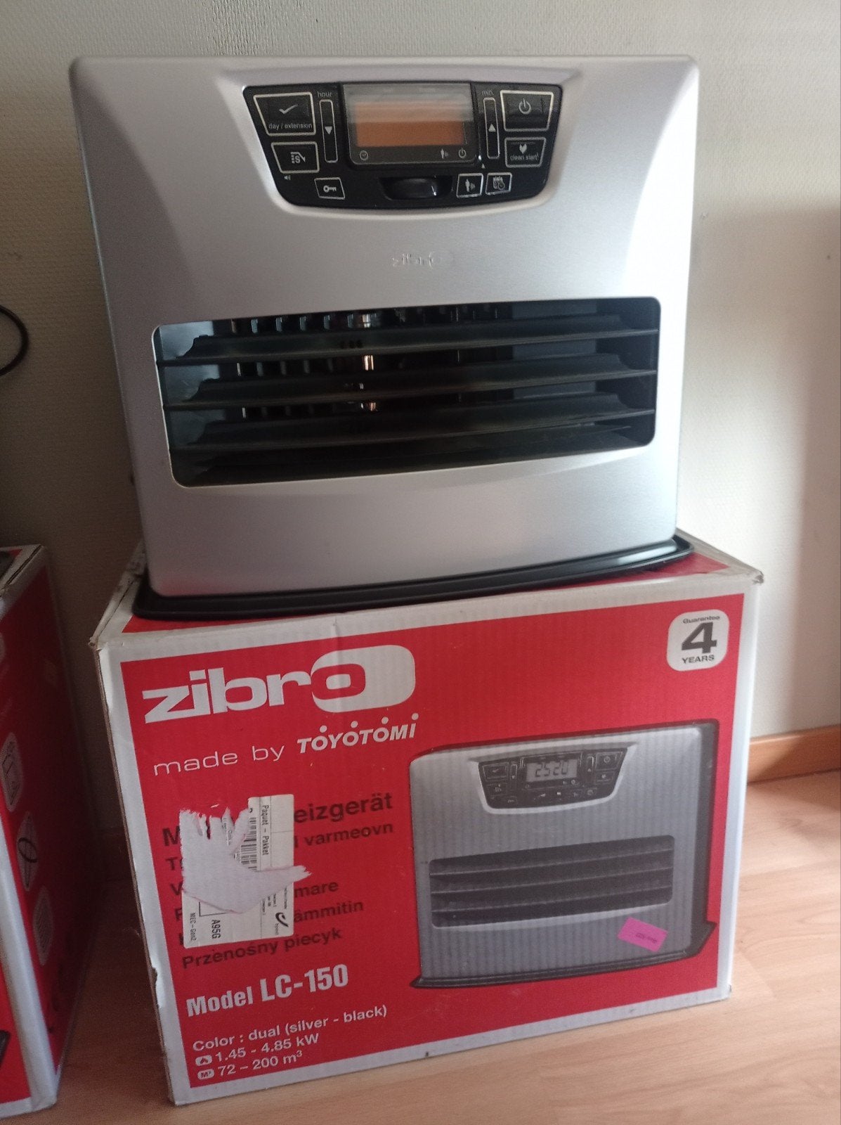Zibro laserkachel, Enlèvement