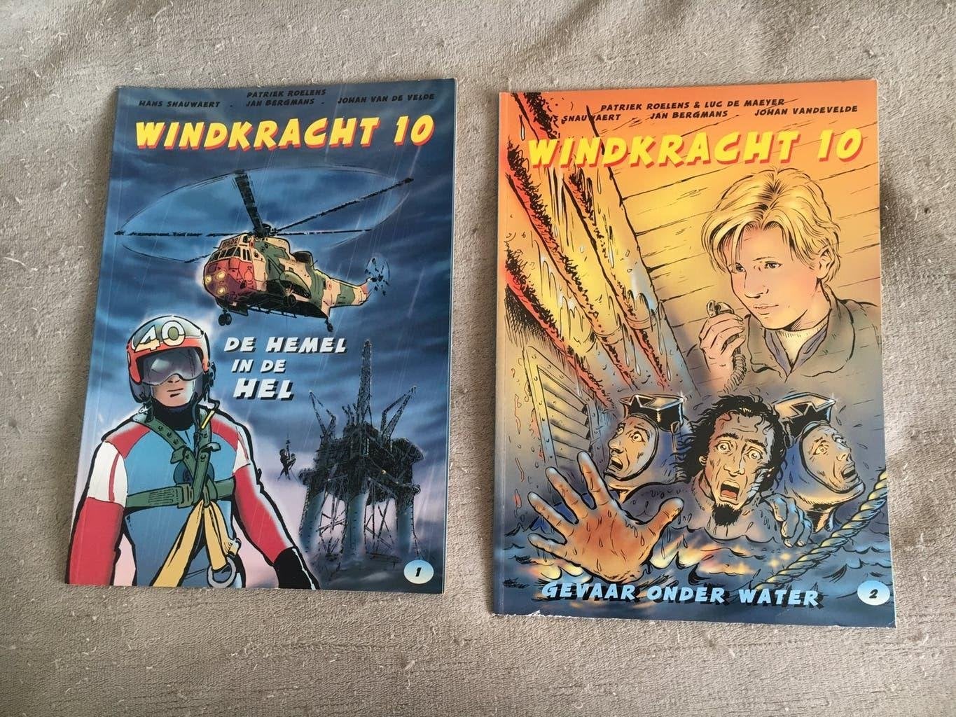 Strips : Windkracht 10 - Deel 1 en Deel 2., Verzamelen, Ophalen, Zo goed als nieuw, Boek of Tijdschrift