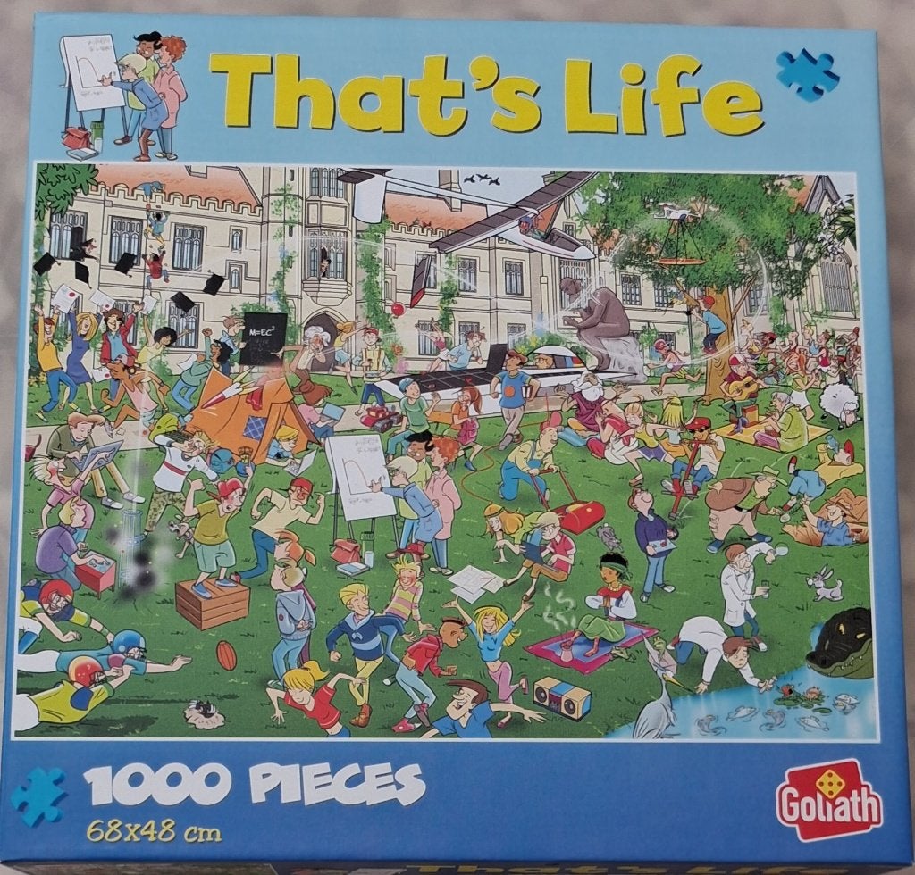 Puzzle Goliath 1000pcs, Enlèvement, 500 à 1500 pièces, Comme neuf, Puzzle