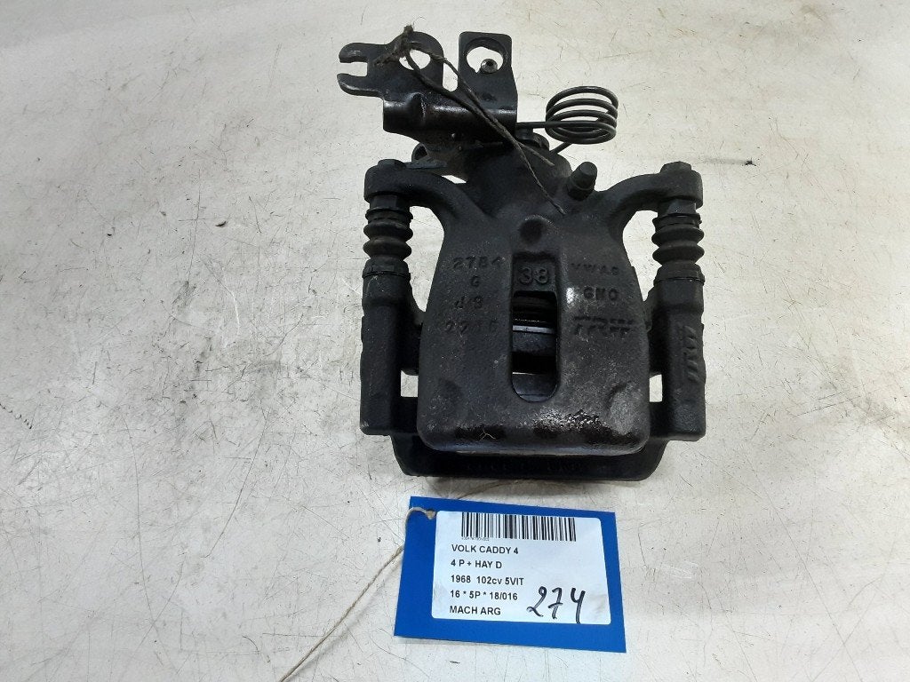 ETRIER DE FREIN ARRIÈRE GAUCHE Volkswagen Caddy Combi IV, Utilisé, Volkswagen
