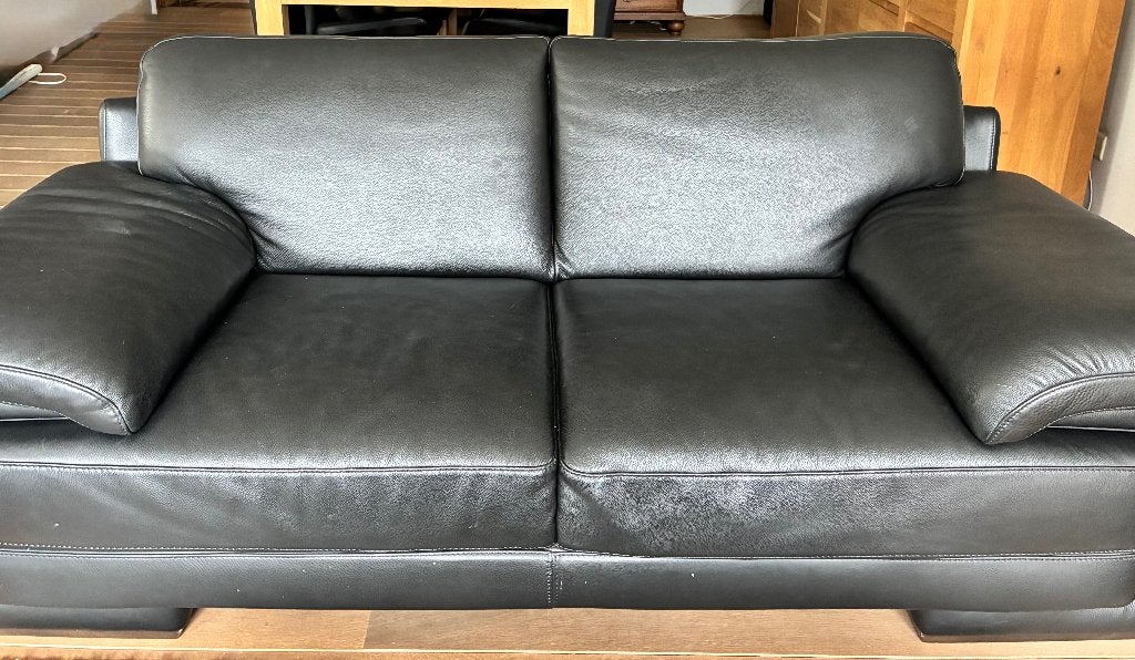 Prachtige lederen Natuzzi zetel 2-zit, Huis en Inrichting, Ophalen, 150 tot 200 cm, Tweepersoons, Zo goed als nieuw