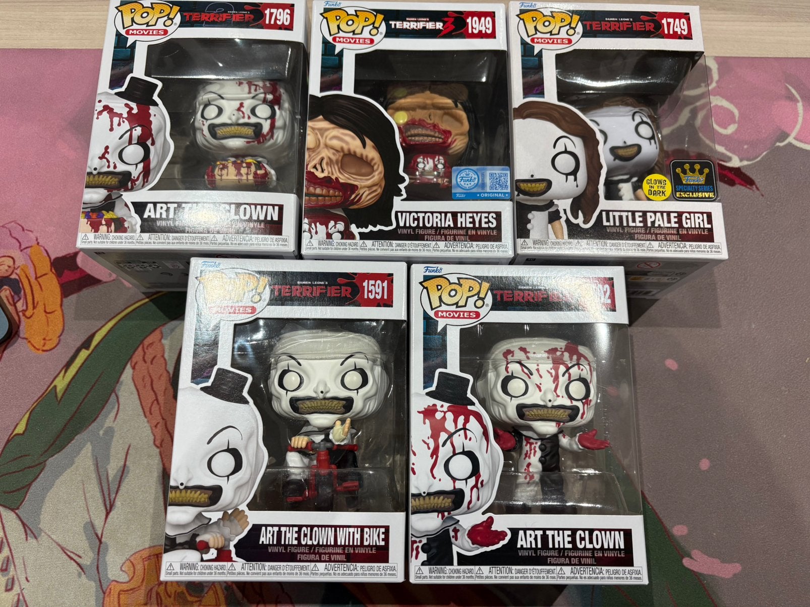 Funko Pop Art the Clown, Victoria Heyes Little Pale Girl, Ophalen of Verzenden