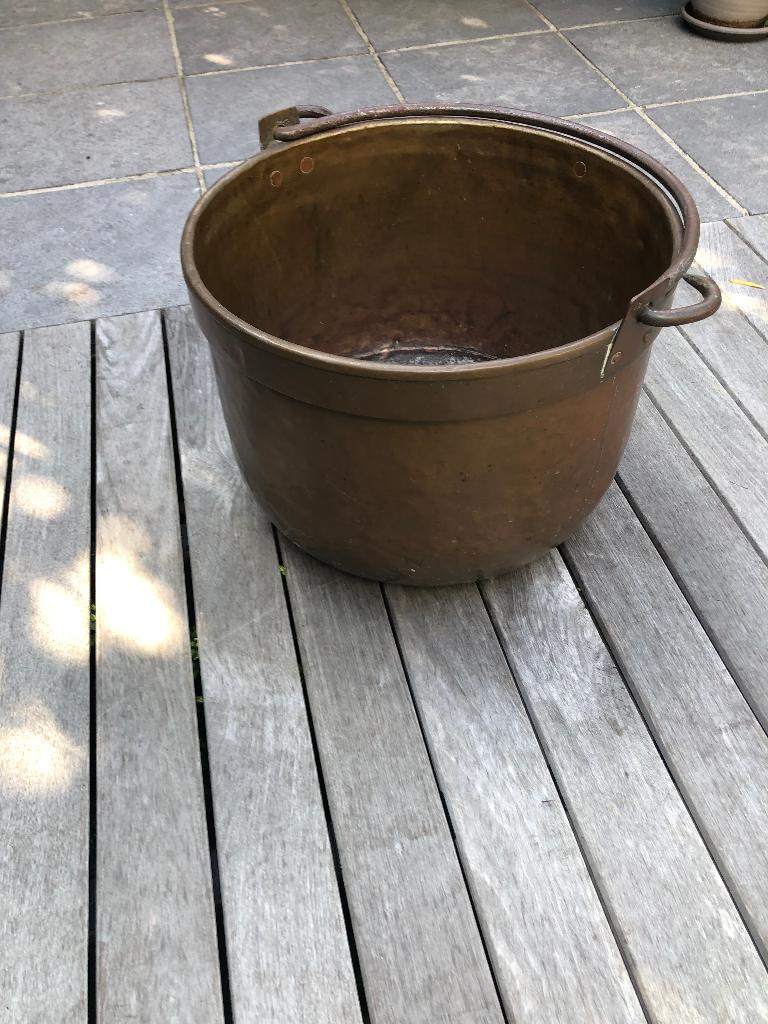 koperen ketel, Ophalen, Gebruikt