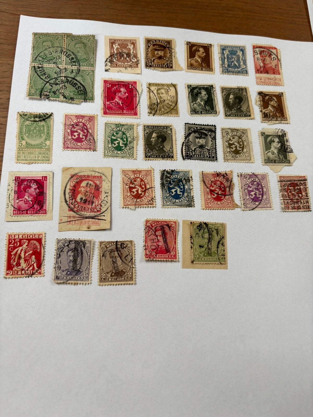 Oude Belgische postzegels, Postzegels en Munten, Ophalen of Verzenden