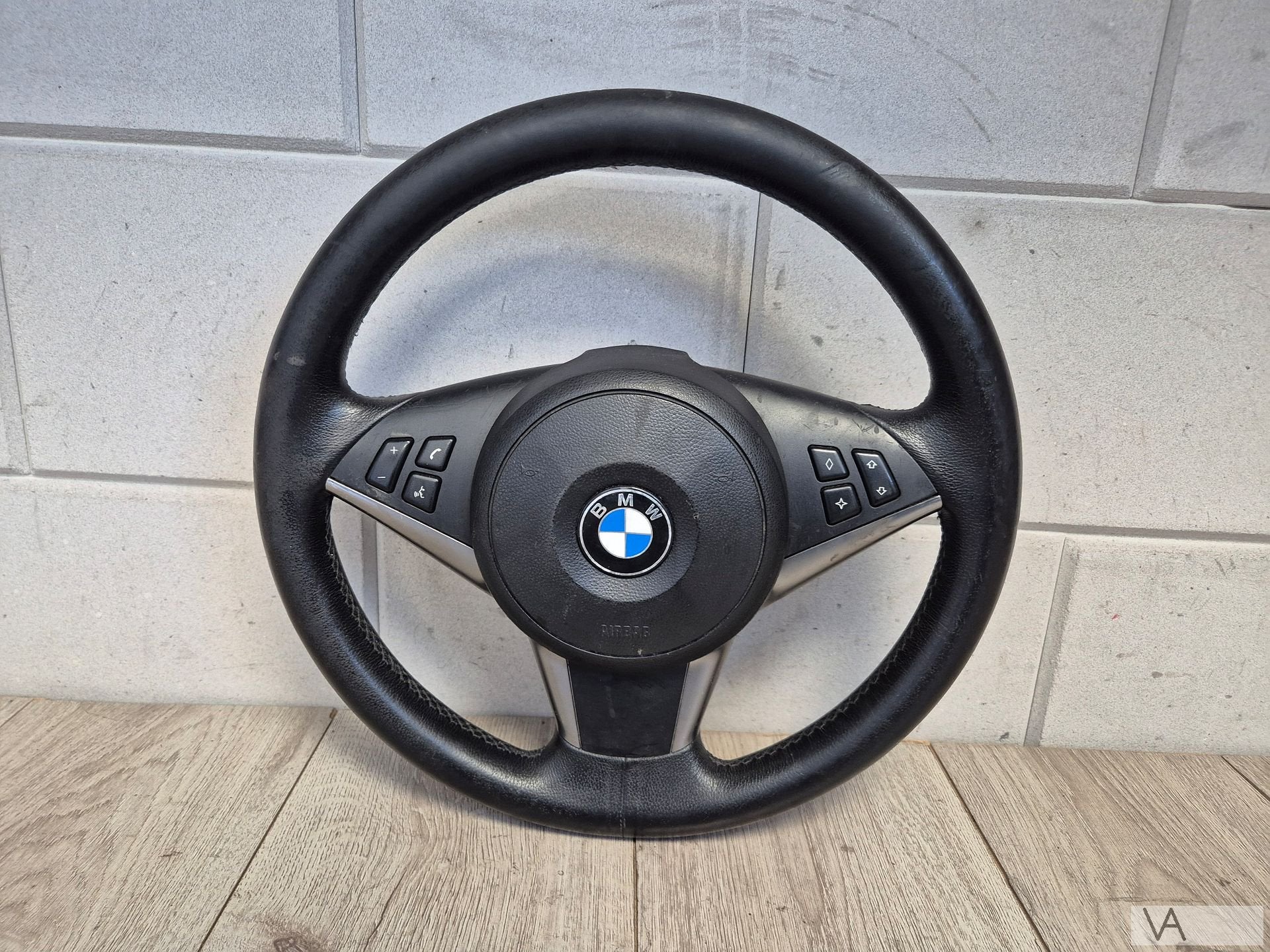 Stuur met airbag van BMW 5 serie E60 E61 Sport type SLEUTEL, Gebruikt, -, -, Ophalen of Verzenden