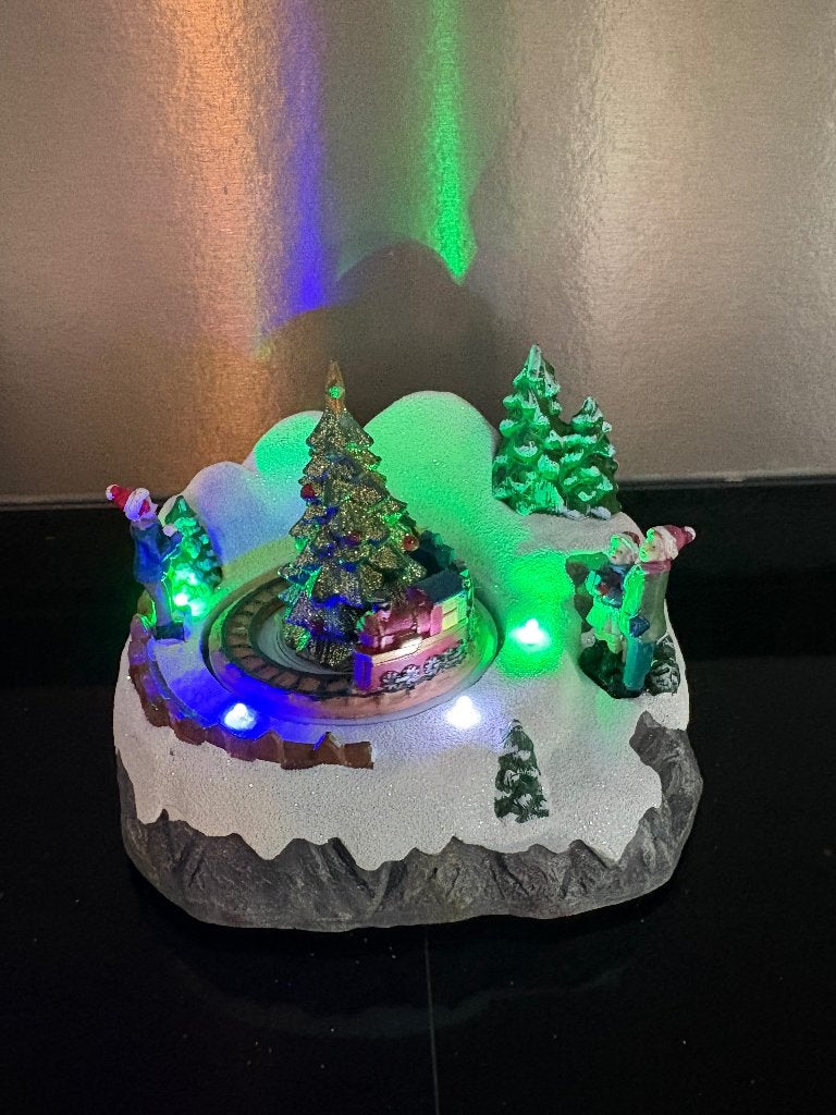 Verlicht kersthuisje living art, Ophalen of Verzenden, Gebruikt