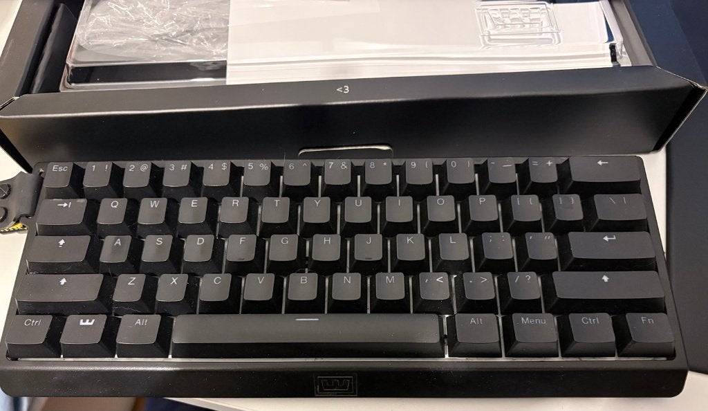 Wooting 60HE+ QWERTY gaming toetsenbord, Ophalen, Gaming toetsenbord, Zo goed als nieuw, Qwerty