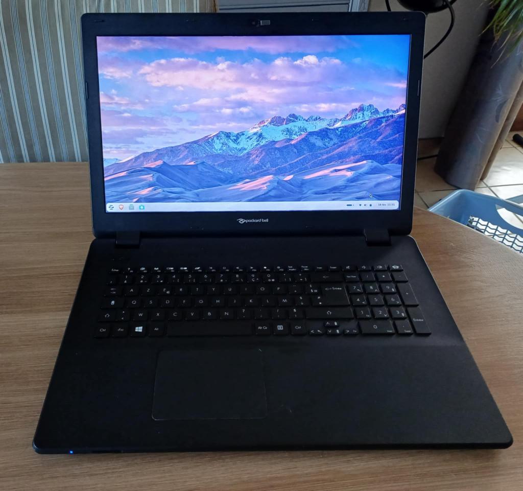 Packard Bell N15Q4 - Intel -  Ram 4 Go - HDD 500 Go - 17", Ophalen, Gebruikt, Minder dan 2 Ghz, Azerty