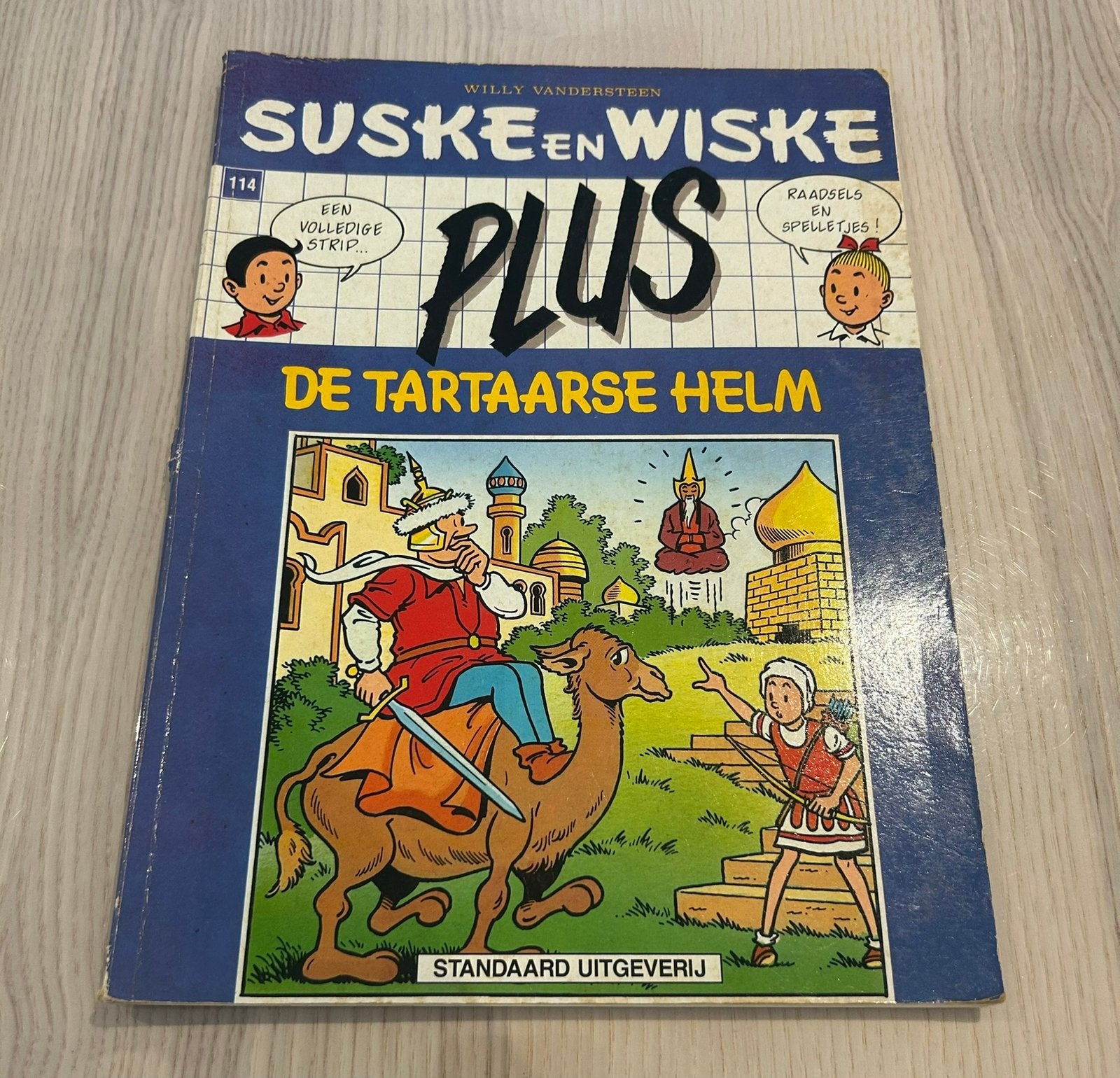 Suske en Wiske Plus: De tartaarse helm, Enlèvement ou Envoi