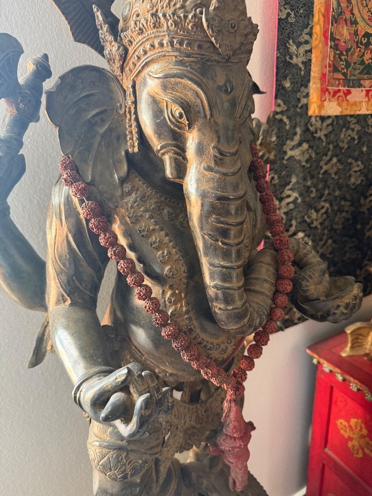 Groot beeld Ganesha, Ophalen