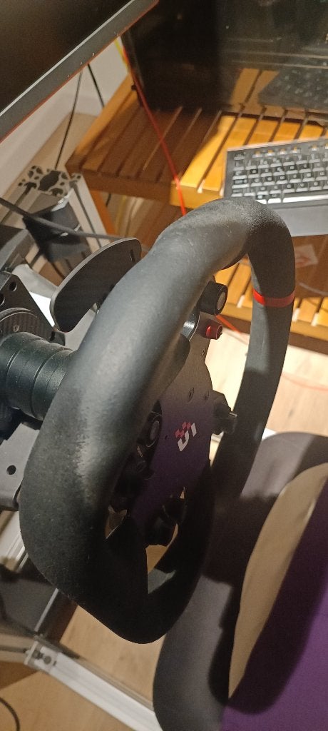 Pack Simracing Simagic Alpha Mini (10 Nm) + 2 Volants, Enlèvement, Utilisé, Simulation