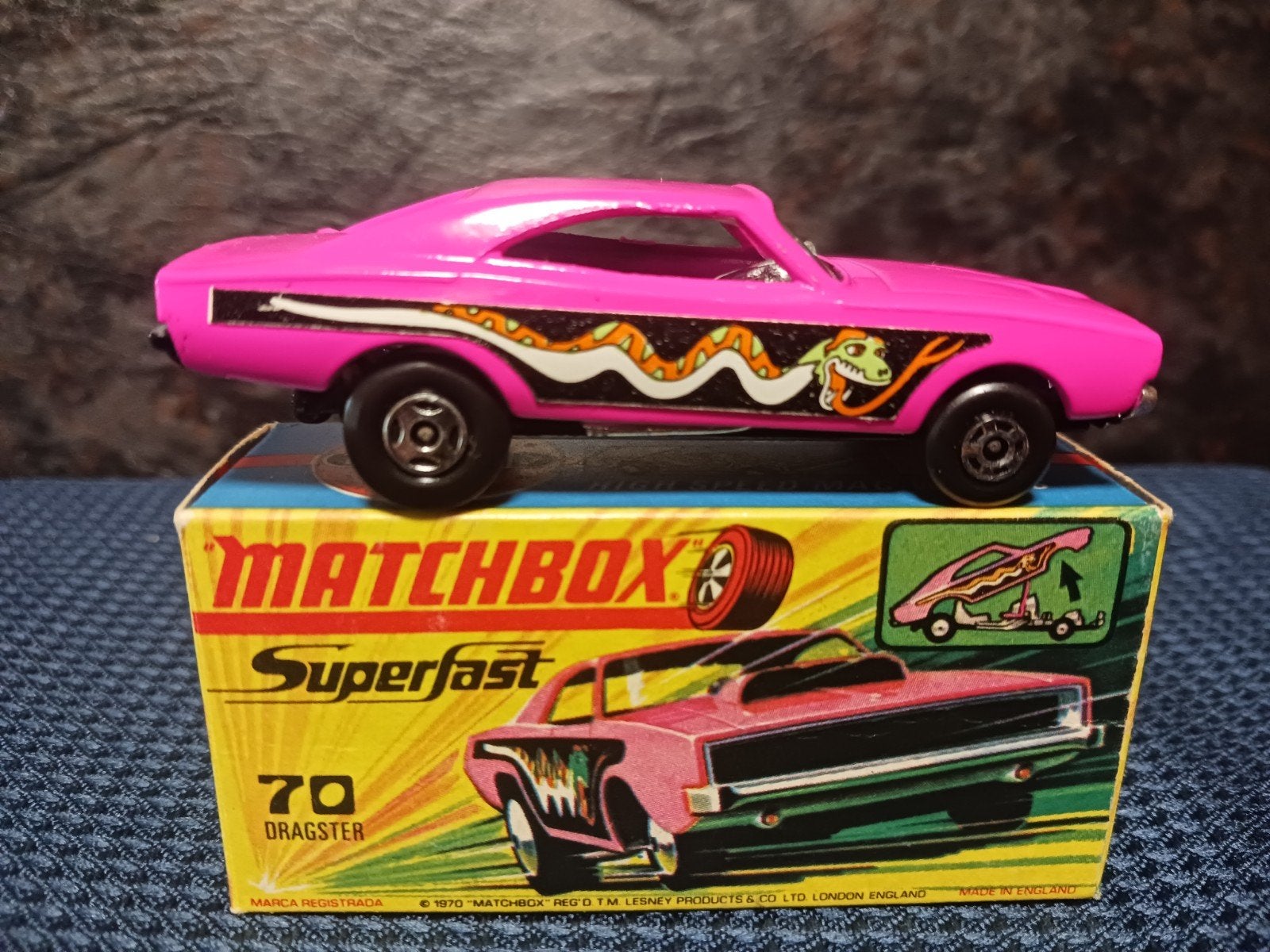 Matchbox Superfast  70. DODGE DRAGSTER, Hobby & Loisirs créatifs, Voitures miniatures | Échelles Autre, Envoi