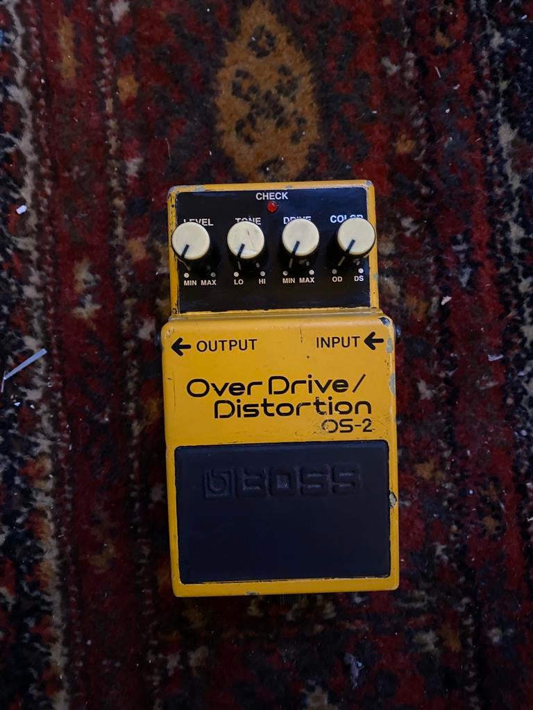 Boss OS-2 overdrive distortion, Muziek en Instrumenten, Ophalen of Verzenden, Gebruikt, Distortion, Overdrive of Fuzz